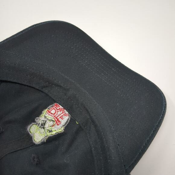 Rat Fink Slideback Baseball Cap Black One Size Adjustable Embroidered 6 Panel - Picture 8 of 8